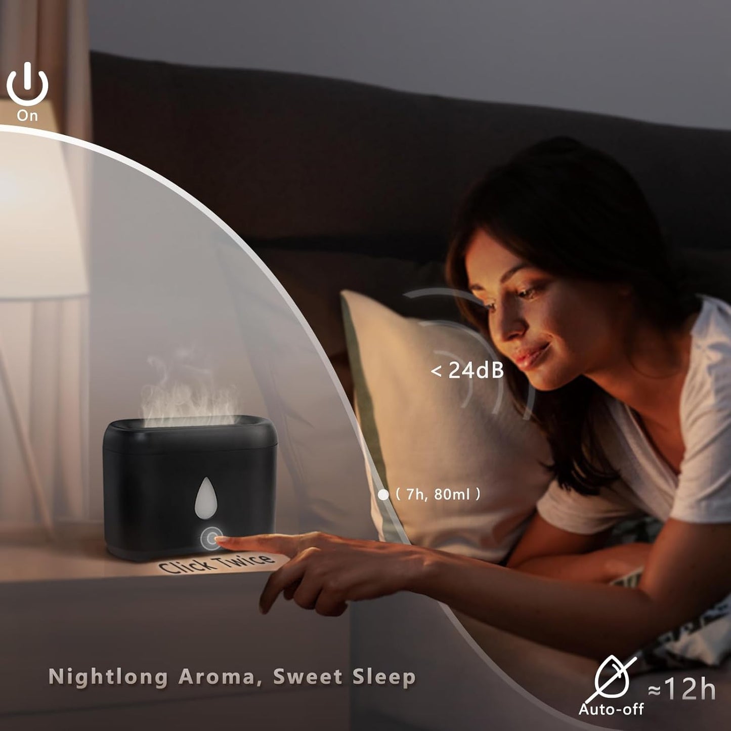 Essential oil diffuser with cool mist