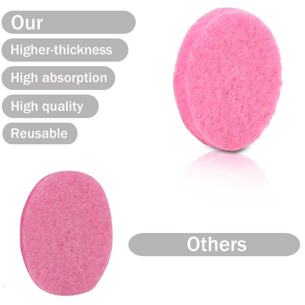 Replacement felt pads for essential oil diffuser